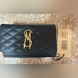 Steve Madden Black & Gold Medium Wallet- NWT
